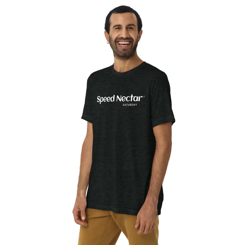 Unisex Speed Nectar Tee in Black