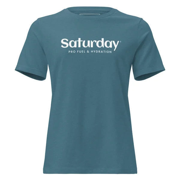 Women's Saturday Cozy Tee in Deep Tidewater